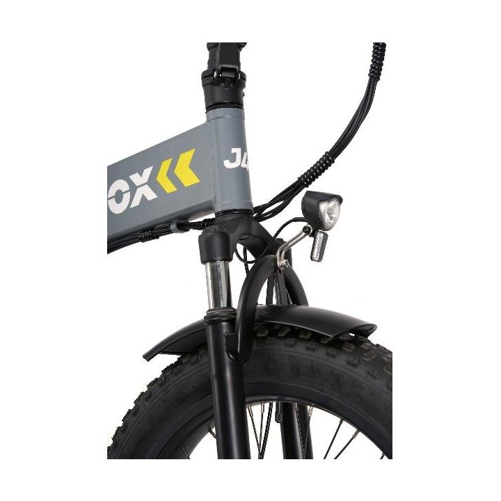 Bicicleta Electrica Nilox J4 Plus 20" Aluminio 250w Autonomia 70km Velocidad 25km h 24kg Color Gris