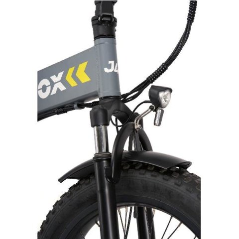 Bicicleta Electrica Nilox J4 Plus 20" Aluminio 250w Autonomia 70km Velocidad 25km h 24kg Color Gris