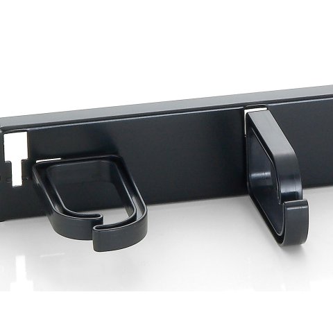 Panel Organizador De Cables Color Negro 1u Para...