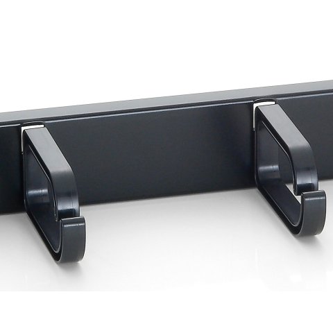 Panel Organizador De Cables Color Negro 1u Para...
