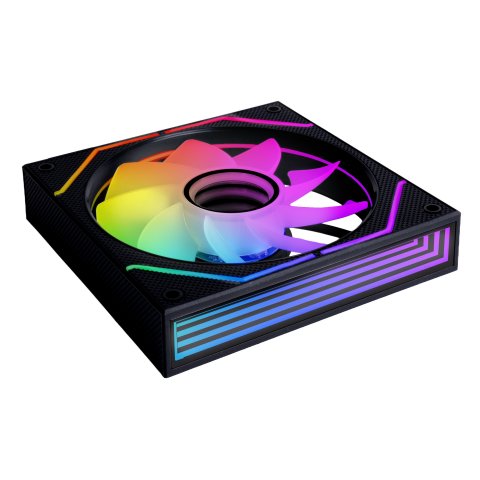 Kit 2xventilador Interno Argb Mars Gaming Mf3dprox2r Negro 120mm Argb 360º Pwm Aspas Invertidas