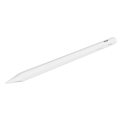 Lapiz Optico Activo Trust Kyna Punta Ultrafina Para Ipad A Partir De 2018 Color Blanco 