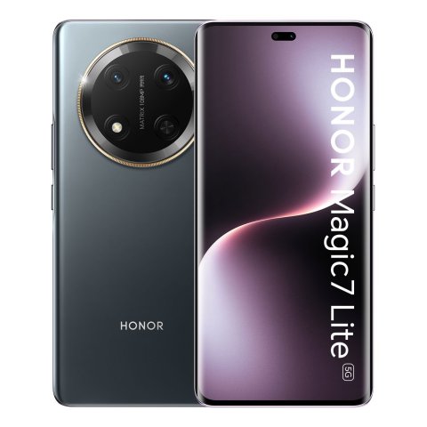 Smartphone Honor Magic7 Lite Negro 6.78" 120hz 8gb 256gb 108mp 16mp 6600mah Snapdragon 6 Dual Sim