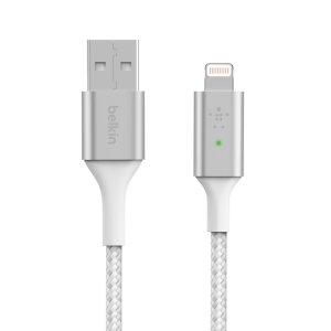 Cable Belkin Caa007bt04wh Lightning A Usb-a Boost Charge 1.2m Color Blanco