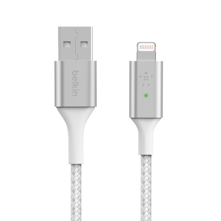 Cable Belkin Caa007bt04wh Lightning A Usb-a Boost Charge 1.2m Color Blanco
