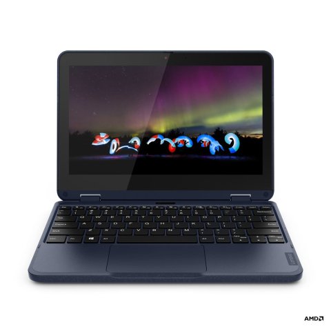 (km0) Portatil Lenovo 300w Gen 3 Yoga Amd G3 3015e 11.6" Tactil Bisagra 360 4gb 128gb W11pro Abyss Blue Cash30