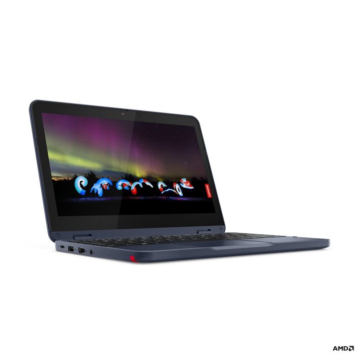 (km0) Portatil Lenovo 300w Gen 3 Yoga Amd G3 3015e 11.6" Tactil Bisagra 360 4gb 128gb W11pro Abyss Blue Cash30