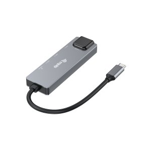 Adaptador Usb-c 3.2 A 2.5gbe Ethernet Rj45  Con Hub 2xusb-a 1xusb-c 1xusb-c Power Develiry 100w 2