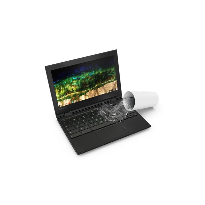 Portatil Lenovo 500e Intel Celeron N4120 11,6" Yoga Tactil  Incluye Pen 4gb 32gb Chromebook