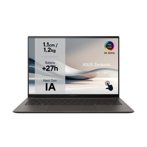 Portatil Asus Zenbook Ux5406sa-pz334w 14 Oled Ultra 7-258v 32gb 1tb Ssd W11 Color Gris Zumaia