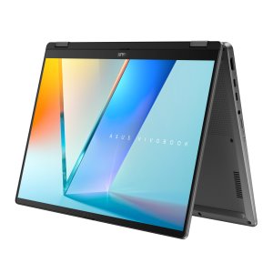 Portátil Asus Vivobook 14 Flip Oled Tp3402sa-ql064w Intel Core Ultra 7 258v 32gb 1tb Ssd W11 Gris Mate