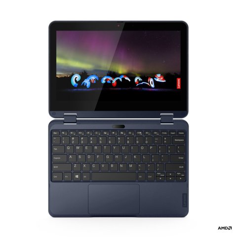 Portatil Lenovo 300w Gen 3 Yoga Amd G3 3015e 11.6" Tactil Bisagra 360 4gb 128gb W11pro Abyss Blue