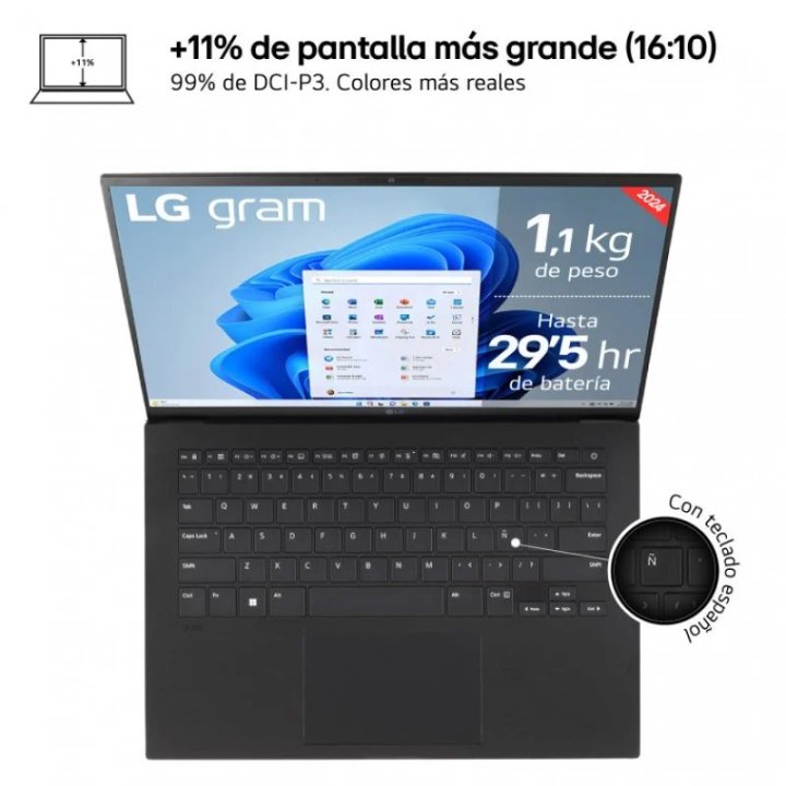 Portatil Lg Gram 14 Ultra 7-155h 14" 1920x1200...