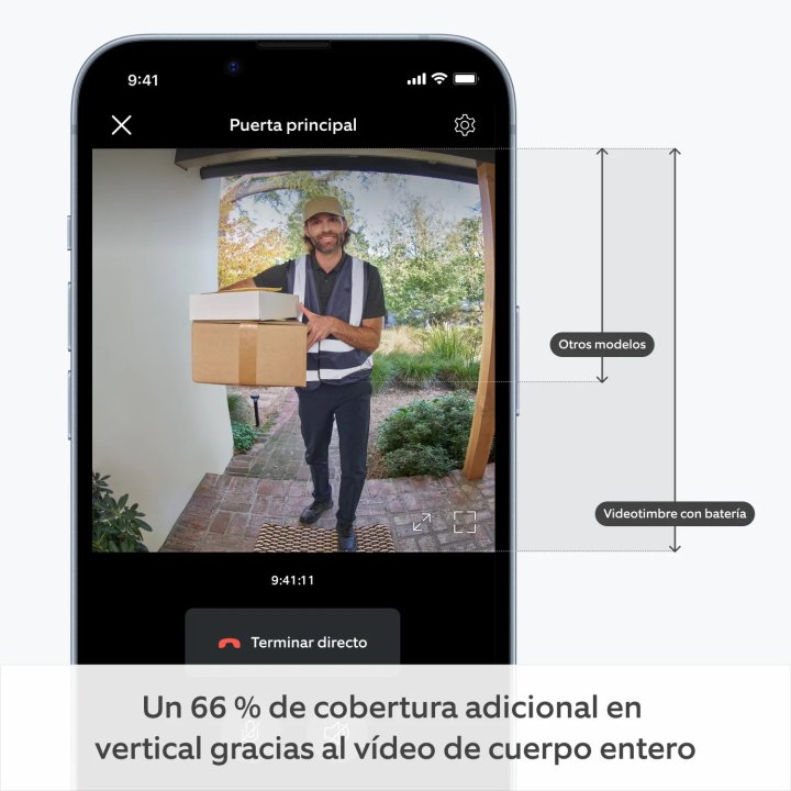 Videoportero Exterior Ring Doorbell Battery...