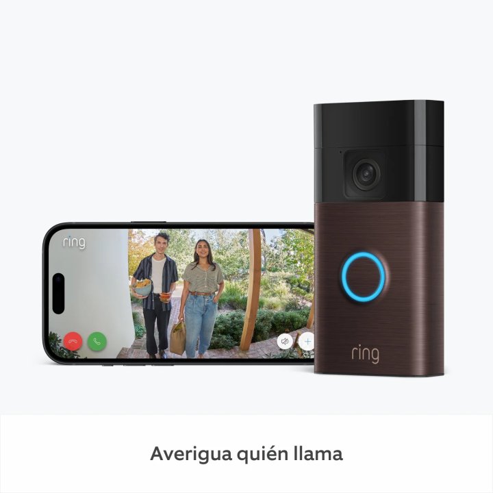 Videoportero Exterior Ring Doorbell Battery...