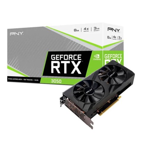 Vga Pny Geforce Rtx 3050 Verto 6gb Gddr6 1xdisplayport 1xhdmi 1xdvidl Dualfan Cuda2304 Vcg30506dfxpxpb1
