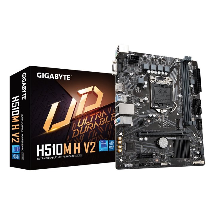 (km0) Pb Gigabyte H510m-h V2 Ddr4 Rev1.0 M-atx Skt 1200 2xddr4 3200mhz Hdmi Vga Gbe Lan M.2 Cash30