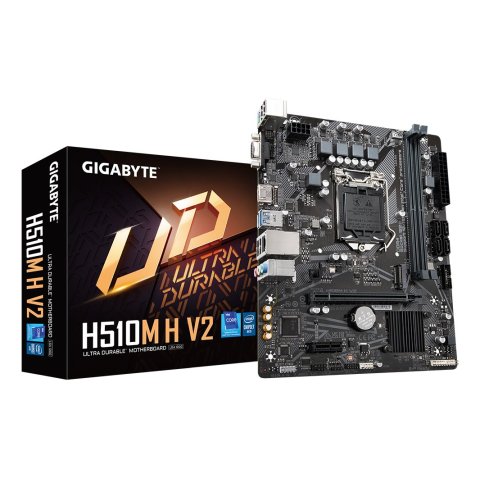(km0) Pb Gigabyte H510m-h V2 Ddr4 Rev1.0 M-atx Skt 1200 2xddr4 3200mhz Hdmi Vga Gbe Lan M.2 Cash30