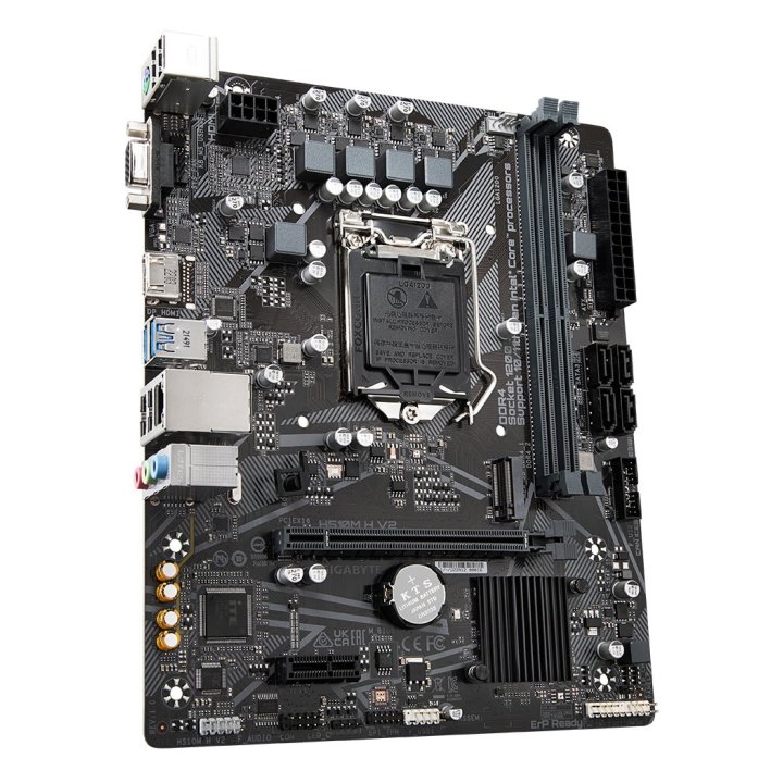 (km0) Pb Gigabyte H510m-h V2 Ddr4 Rev1.0 M-atx Skt 1200 2xddr4 3200mhz Hdmi Vga Gbe Lan M.2 Cash30