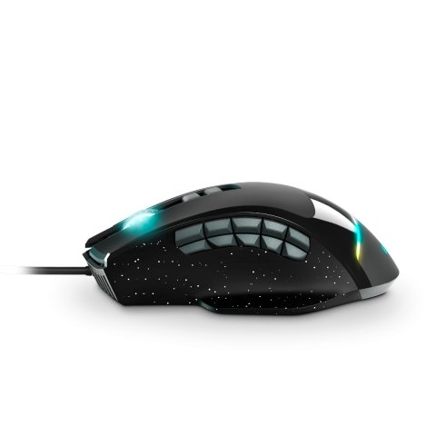 (km0) Mouse Energy Sistem Gaming Rgb Esg M5 Triforce 15 Botones Configurables Huano Con 3 Botoneras 10000dpi Peso Regulable R