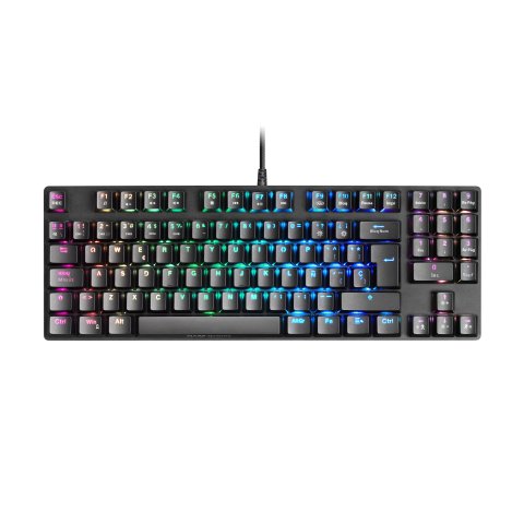 (km0) Teclado Mecanico Compacto Tkl Mars Gaming Mkrevo Pro Black Switch Outemu Pro Blue Chipset Vision Mcu Full Rgb Pad Numer