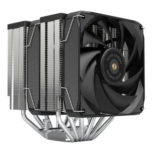 (km0) Ventilador Con Disipador De Cpu Mars Gaming Mcpu-xu6 Black Dual 6 Heatpipes Tdp 300w Doble Disipador Cash30
