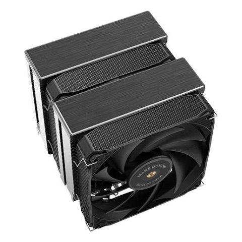 (km0) Ventilador Con Disipador De Cpu Mars Gaming Mcpu-xu6 Black Dual 6 Heatpipes Tdp 300w Doble Disipador Cash30