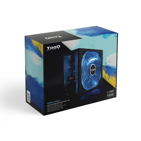 Fuente De Alimentacion Gaming Tooq 700w 80+ Bronze Atx12v V2.31 Apfc 82+ Led On off