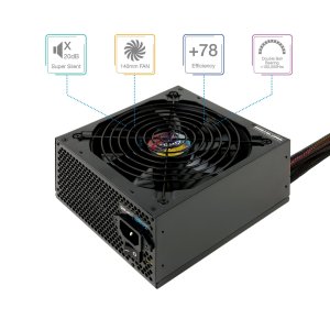 Fuente De Alimentacion Tooq 750w Tqapolo-750sp Fan 12cm 5 Sata Molex Pcie (6+2 Y 6) Interruptor Negra Destinada A Reparacione 2