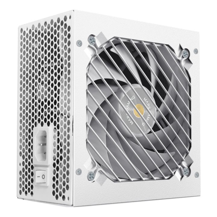 Fuente De Alimentacion Mars Gaming 750w Modular Atx 80+ Bronze 140mm Silent Blanco