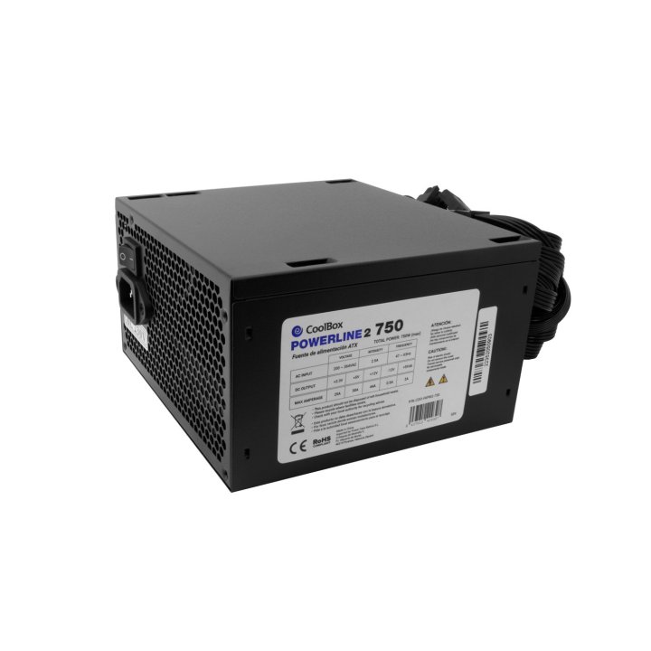 Fuente De Alimentacion Coolbox 750w Coo-fapw2-750 Powerline2 Negra