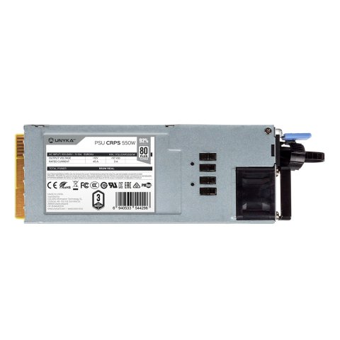 Fuente De Alimentacion Redundante Unykach 2 Fuentes Crps 550wr 80+ Platinium Apfc Activopsucrps     Crps550w
