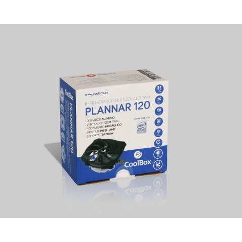 Ventilador Con Disipador Para Cpu Coolbox Vencoopl120p Coo-vc Multizocalo 120mm Universal Hasta 100w