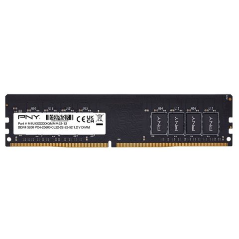 Ddr4 8gb 3200mhz Pny Cl 22 1x8 1.2v Md8gsd43200-si